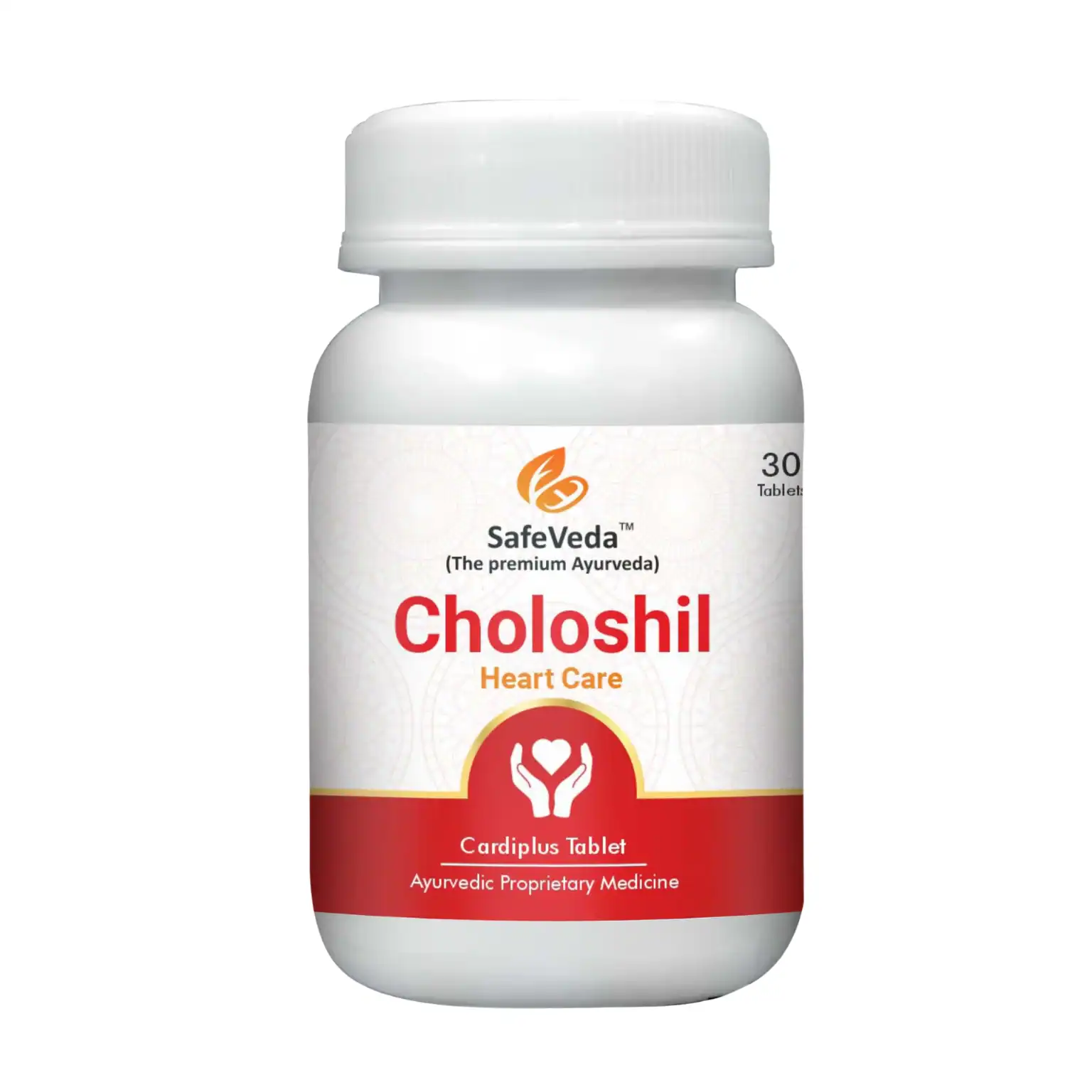 Choloshil Ayurvedic Tablets | Heart Care & Cholesterol Balance Support | Herbal Cardio Wellness by SafeVeda